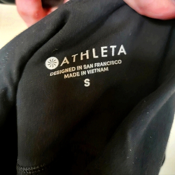 Athleta Black Sophia Moto Leggings Size Small - Picture 8 of 8